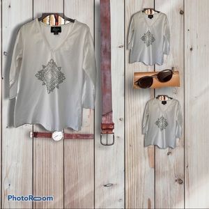 Crystalline Tango Mango sparkling top